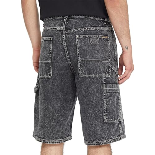 Volcom Labored Utility Denim Shorts 34 short en jean solide homme - 6