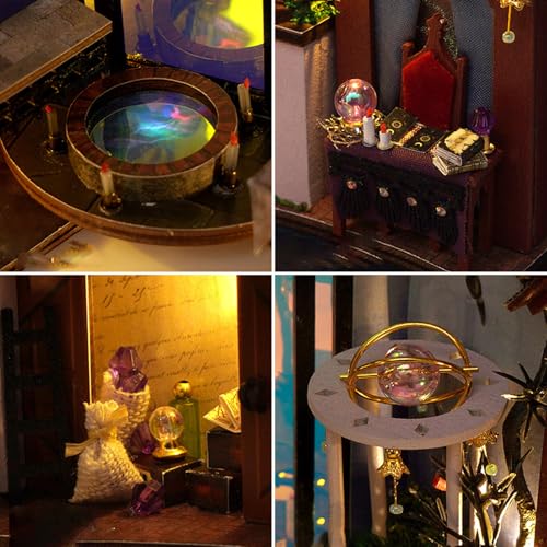 Decoración de estantería 3D para organizar libros con un sujetalibros creativo 7