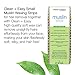 Clean + Easy Small Muslin Wax Strips – Pre-Cut Facial Waxing Strips for Upper Lip, Eyebrows, Chin & Small Areas, 100 Count