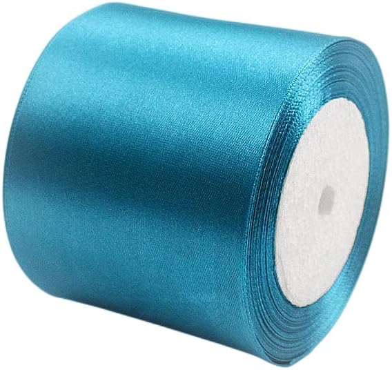 23m Gold Satin Ribbon 10mm for Crafting,Fabric Double Sided Ribbon Balloon Ribbon Cake Ribbon Thick Gold Ribbon for Gift Wrapping,Xmas,Wedding,Hair Bows Making,Cake Birthday Party Decorations