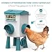 CHAMUTY Futterautomat Hühner, 7 Liter Hühnertränke Tränke Hühner, Automatische Geflügeltränke für Geflügel Mit 1,5m Wasserleitung, Schwimmerventil, Hühnerzubehör, Bruchfester langlebiger Kunststoff