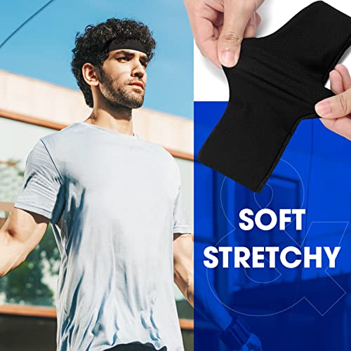 Easyoung 6-Pack Men's Headbands, Sweat Wicking Headband, Non Slip Headbands For Running, Fitness, Hairband For Women & Men #TOP3