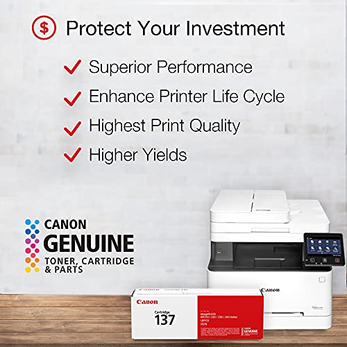 Canon Genuine Toner Cartridge 137 Black (9435B001), 1-Pack ImageCLASS MF212w, MF216n, MF217w, MF244dw, MF247dw, MF249dw, MF227dw, MF229dw, MF232w, MF236n, LBP151dw, D570 Laser... - Image 5