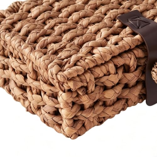 Cajas de jacinto de agua para organizar ropa y mandos en el salon o mesa de centro 6