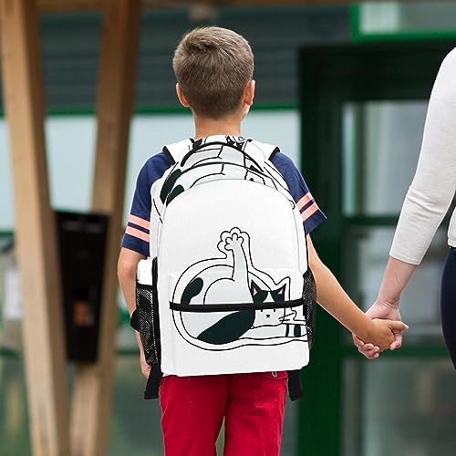 Sac à dos motif animaux dessin animé pour garçon fille et ado avec sac à livres