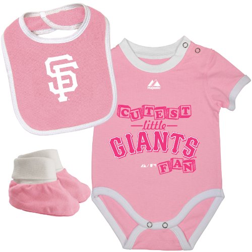 Buy MLB San Francisco Giants Infant Girls Triple Play Diaper Set by