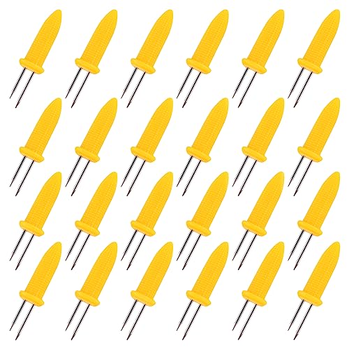 OFFCUP BBQ Mais Halter 24pcs Edelstahl Maiskolben Spieße