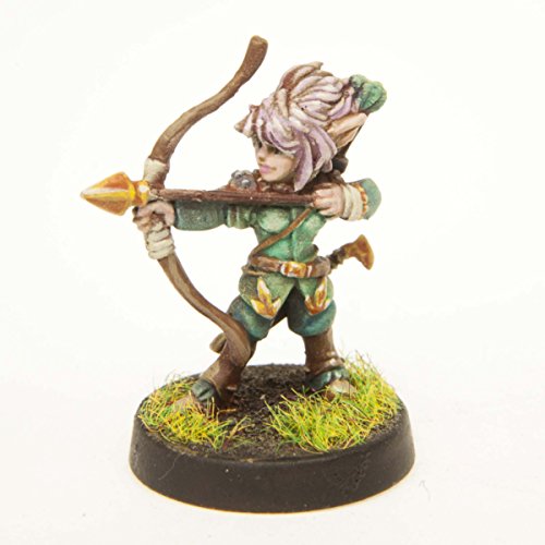 Stonehaven Gnome Archer Miniature Figure (For 28Mm Scale Table Top War Games) - Made In Usa #TOP4