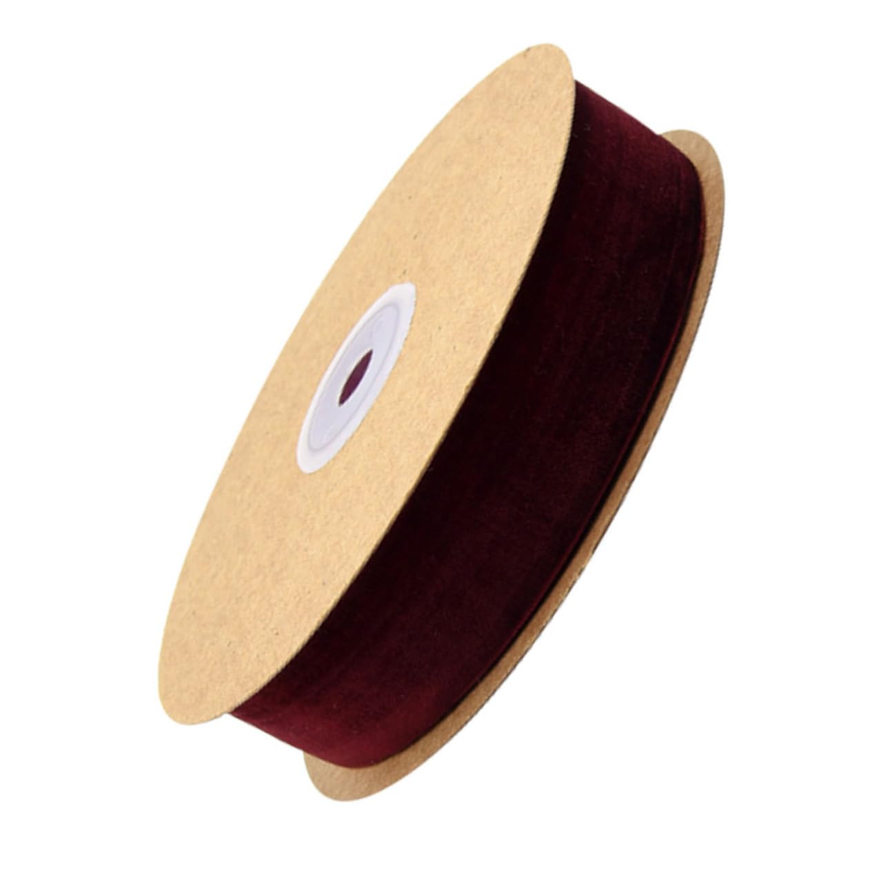 SHINEOFI 3rollen Breites Einseitiges Samtband Weinrot Flockenband Für -projekte Geschenkpacks Hochzeiten Und Dekorationen Für Kleidung Und Accessoires