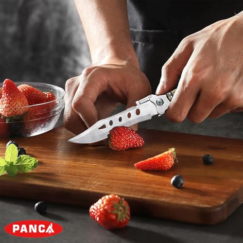 Image of PANCA Professional Chef Knife | High-Carbon Stainless Steel Multipurpose Kitchen Knife for Cutting Vegetables, Fruits & Meat | Durable Sharp Blade with Ergonomic Handle