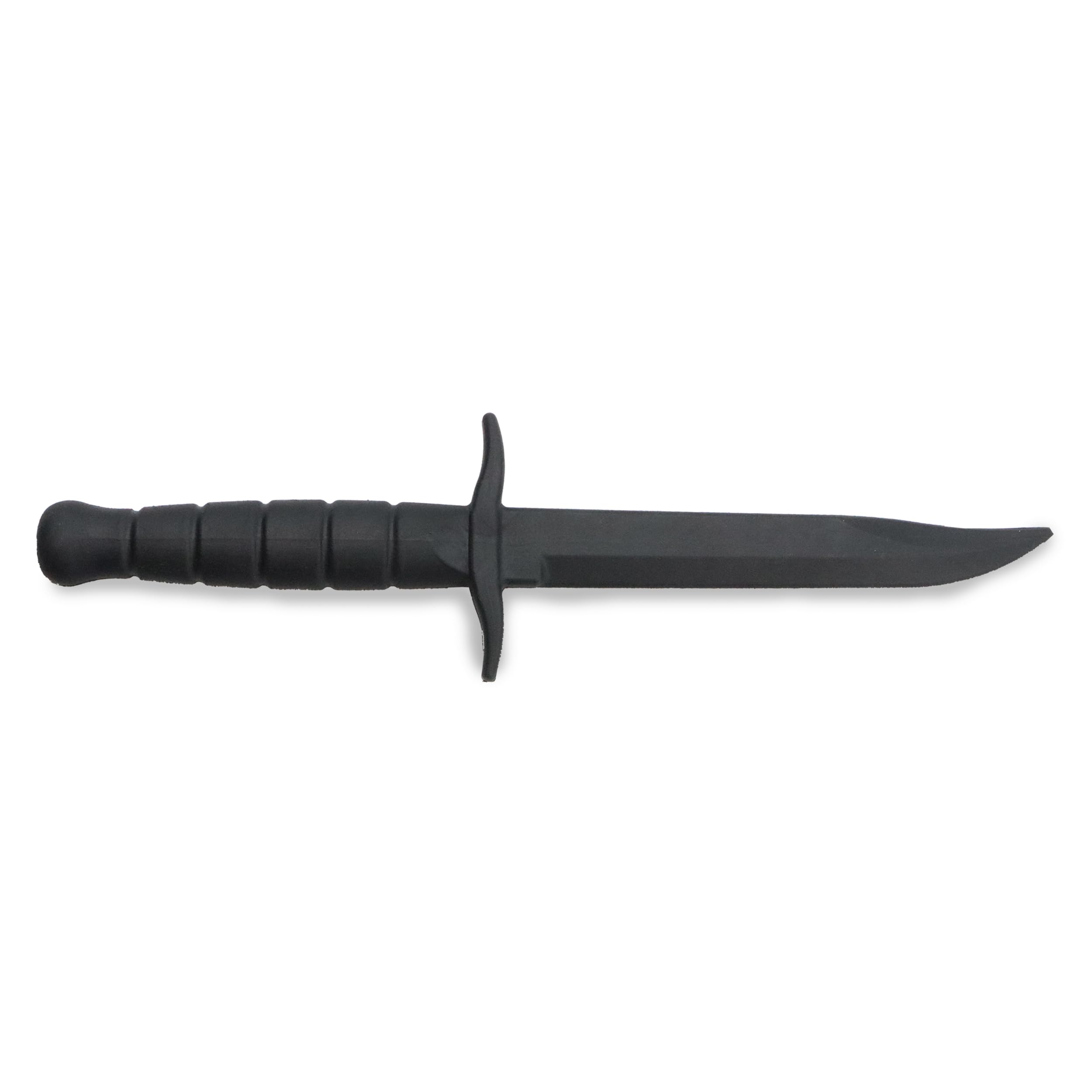 JAGUAR PRO GEAR - Flexible Hard Plastic Rubber Knife - Training Dummy Knife For Self Defence Training (Black)
