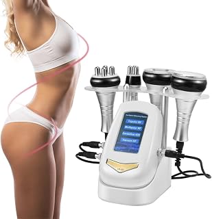 40K Body Slimming Machine, 4 in 1 Radiofrequency Cavitation Machine Lipocavitation Radiofrequency Face and Whole Body Massager for Face, Abdomen, Buttocks and Thighs, Care