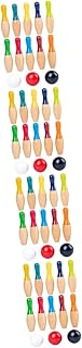 BESPORTBLE Bola de boliche de Juguete Bola de boliche para Juguete para Kits de Bolos para Juguete Deportivo de Bolos para Juguete de Bolos de Madera Colorful
