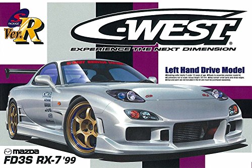 Aoshima #70 C-West RX-7 '99 (left hand drive) 1/24 39199