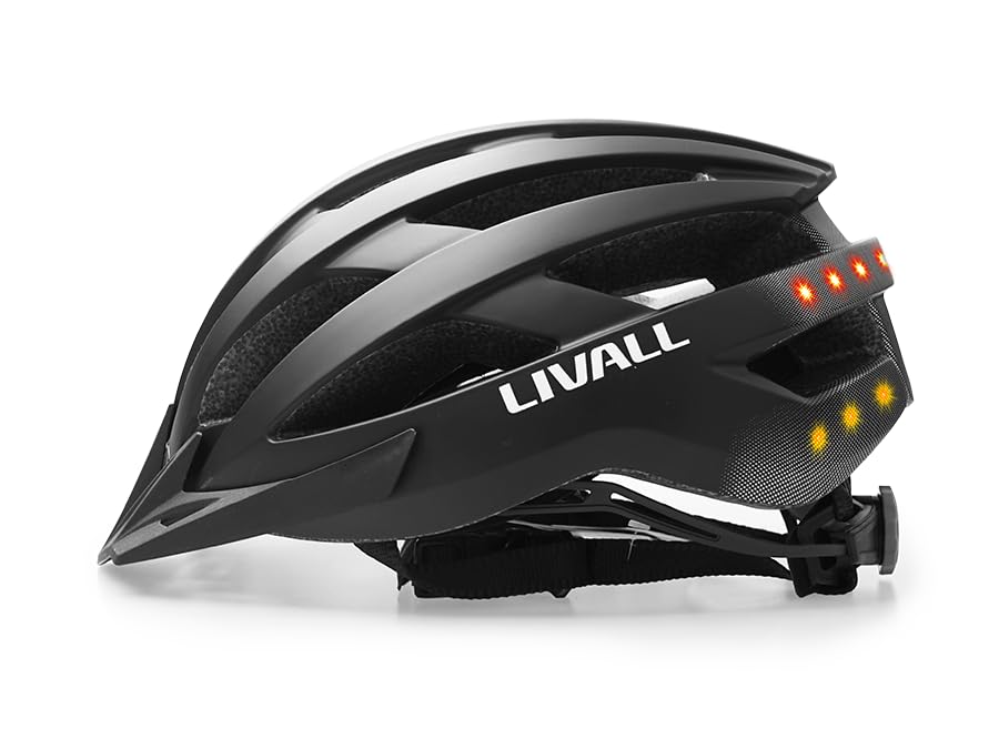 MT1 NEO II - Smarter Fahrradhelm mit SOS-Benachrichtigung, Navigationsanasagen, Freisprecheinrichtung, Mattschwarz Größe L 58-62