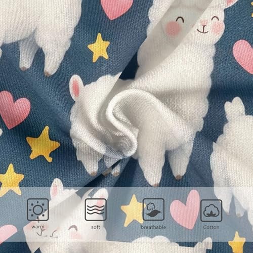 Joisal Toddlers Underwear Floral 2t Cotton Cute Panties Girl Print Briefs Girls Undies Cute White Alpacas Pink3