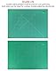 QWORK® Schneidematte A0, Grün, 5-Lagige Schneidunterlage, 120 X 90, Selbstheilende Schneidunterlage, Zum Näen, Scrapbooking, Quilten