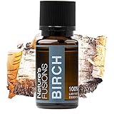 Nature’s Fusions Canadian Sweet Birch Essential Oil for Pain, Muscle Relief and Skin Care - 3rd Party Tested - Guaranteed 100% Pure and Natural Therapeutic Grade 15ml - Aromatherapy and Topical