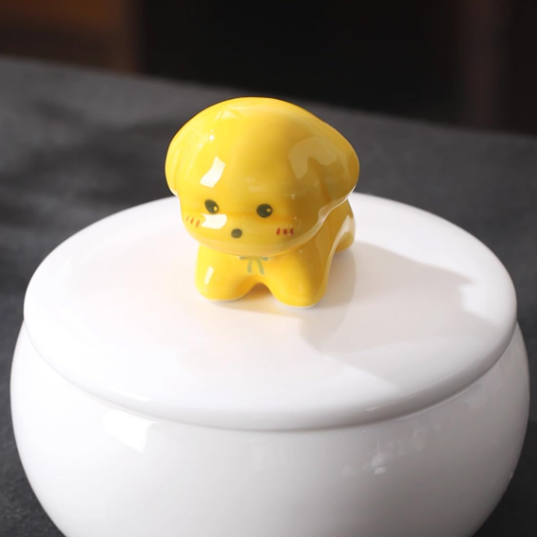 Memorial Pet Cremation Urns for Dogs, Mini Ceramics Pet Urns,Bird, Reptile, Rabbit, Hamster(Pink)