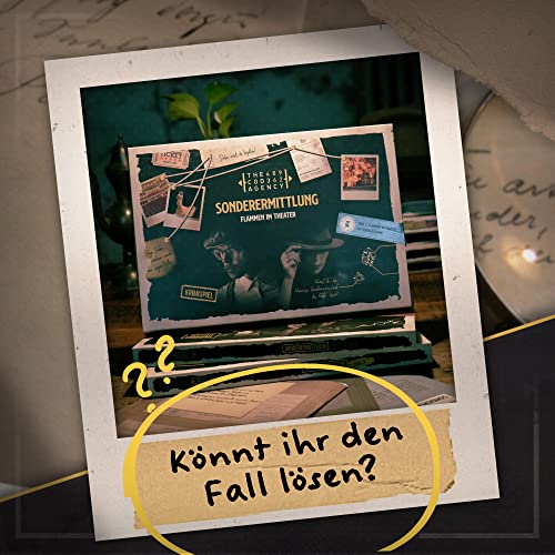 Stadtkrimis Exit Escape Stadtführung The Code Agency Sonderermittlung Krimispiel Fall 1 - Flammen im Theater - Escape Room Spiel - Tatortspiel - Detektivspiel