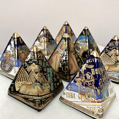 Pyramide égyptienne en céramique faite main pour décoration chic