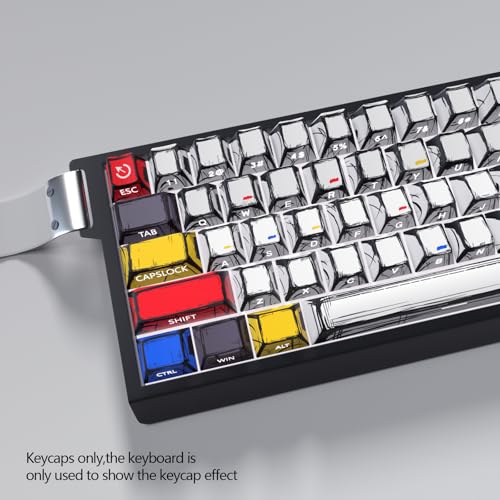 JSJTKeys PBT Side Printed Shine Through Keycaps -Japanese Manga Theme Keycap Set, 74 Keys Vintage Cherry Profile Keycap Suitable for 61/65/68 Cherry MX Switch Mechanical Keyboards(Only Key Caps) - Image 7