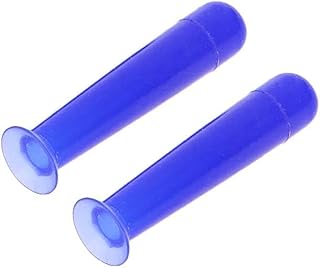 2 Pcs Blue Contact Lens Inserter Remover Tool, Handy Silicone Soft Lenses Small Suction Cups Stick,RGP Inserter Remover Cases,Applies Contacts Safely and Hygienically,Contact Lens Remover Accessories