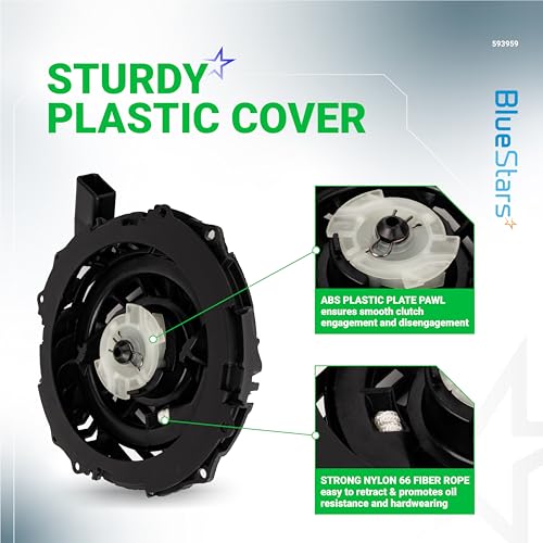 image for BlueStars 591139 593959 Recoil Pull Starter Assembly - Compatible with