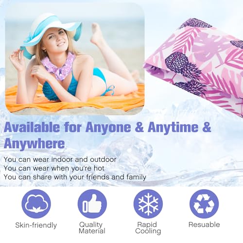Image of Hanaive Cooling Neck Wraps with Button
