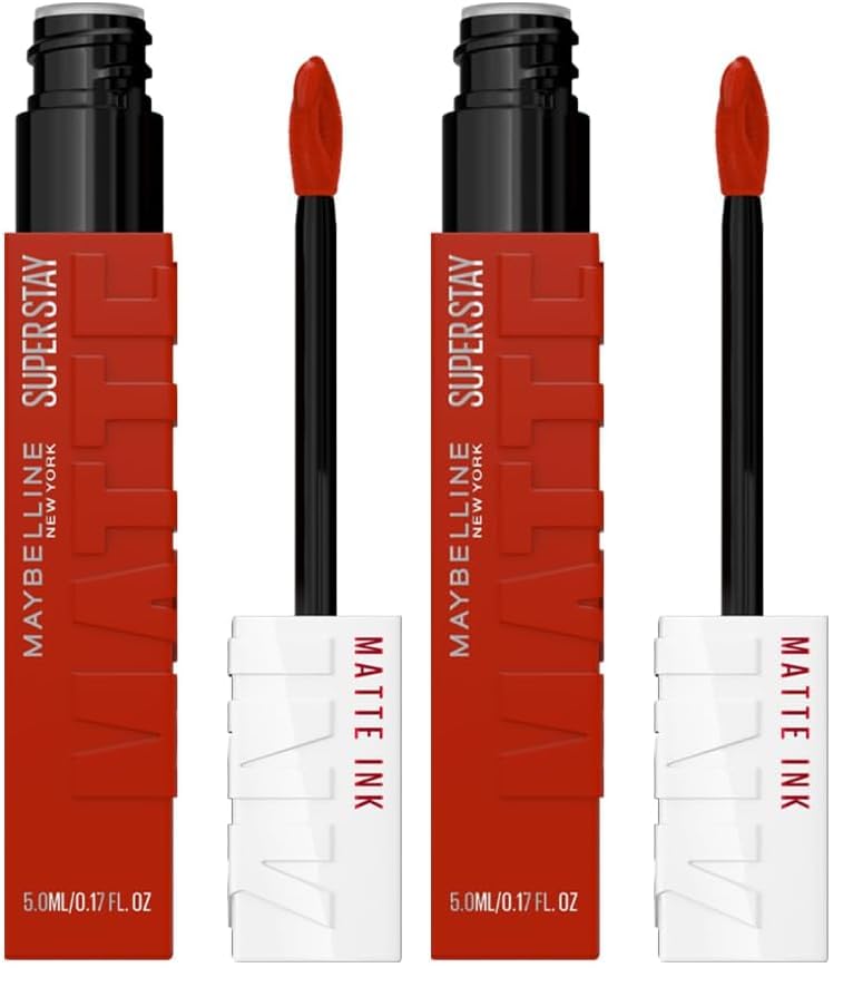 Image of Maybelline New York Superstay Matte Ink Liquid Lipstick, Ground Breaker (Pack of 2)