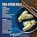 Blue Dragon Spring Roll Wrappers - 4.7oz (Pack of 12) - Vietnamese Rice Paper Sheets - No Added Colors, Flavors Or Preservatives - Vegan, Gluten Free, Non-GMO - Ideal For Fresh Or Fried Spring Rolls