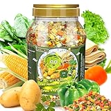 24Oz Mixed Ramen Toppings Dehydrated Soup, 680g All Natural Vegetable, 9 Freeze Dried Veggies for Noodles, Soups, Camping, and Emergency Food, Dry Vegetable Flakes, No Additives