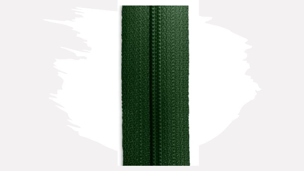 Zipper Chain - #3 YKK Continuous Nylon Coil Zipper Chain Chain - Color: Jewel Green #876 - Choose Your Length - Made in The United States (Coil - 218 Yards)