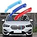 Clip -In Grill Inserti Griglia Copertura Strisce Compatibile con X1 F48 LCI 2020 7 Griglie Travi Bar M Power Sport Tech Performance Styling Tuning