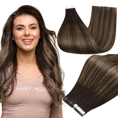 Full Shine Invisible Tape In Human Hair Remy Tape on