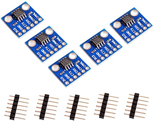 WWZMDiB 5Pcs SN65HVD230 CAN Bus Transceiver Communication Thermal Protection Slope Control Module for Arduino Controller Board