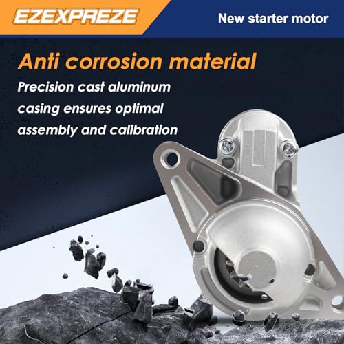 Image of Ezexpreze 19260 New Starter Compatible with Ford F-150, Transit-150, Transit-250, Transit-350, Mustang, Expedition & Lincoln Navigator, 12V 1.4KW 13 Teeth Clockwise, Replace# 410-48224, M0T39571ZC