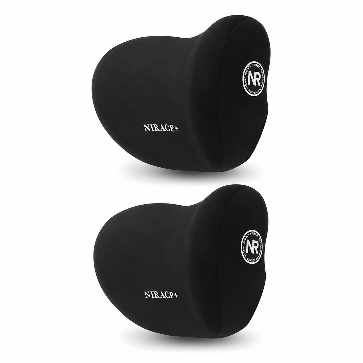 VARINCE Enterprise Foam Car Neck Pillow for Pain Relief | Ergonomic Headrest Cushion for Cervical Support | Breathable & Washable Cover | Travel & Office Use | Adjustable | Pack of 2-image-27