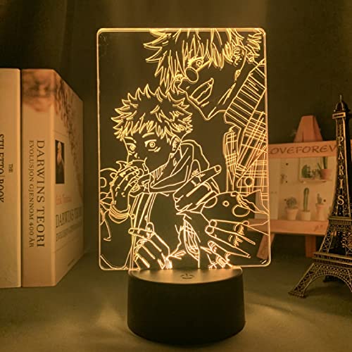 Amazon.co.jp : アニメランプ五条悟呪術廻戦 LED ナイトライト虎杖悠仁