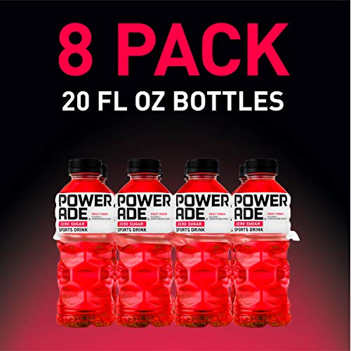 Powerade Fruit Punch, Sports Drinks, 20 Fl Oz Bottles, 8 Pack #TOP6