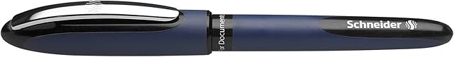 Schneider One Business Rollerball Pen, 0.6 mm line Width and Ultra-Smooth tip, Made in Germany, 1 Blister Card Black