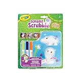 CRAYOLA 45283 Scribble Scrubbie Safari Animals, Crocodile and Cobra, Holiday Toys, 2 Count, Age 3, 4, 5, 6