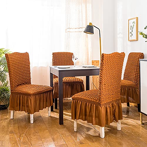 Housse de chaise de salle à manger lavable pour protéger des taches - 3