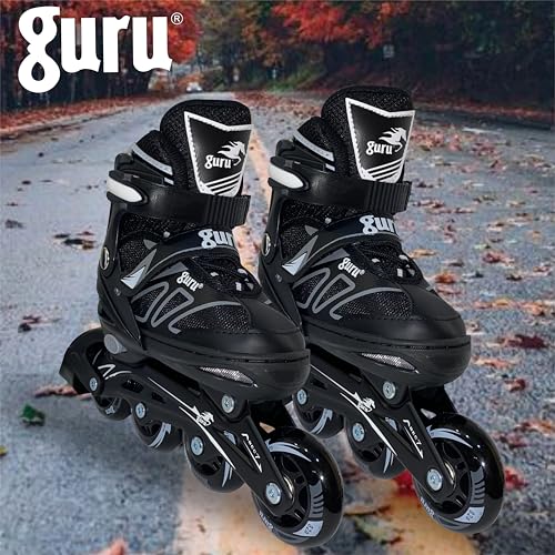 Image of GURU Inline Skates, Inline Skates Wheels for Kids & Adults Medium Size in-line Skates
