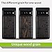 Carveit Wood Case for Pixel 6 Pro Case [[Natural Wood & Soft TPU] Shockproof Protective Unique & Classy Wooden Cover Compatible with Google Pixel 6 Pro (Motherboard-Blackwood)