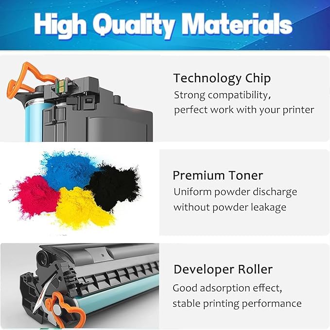 Image of 146A Toner Cartridge Suitable for HP 146A W1460A 146X W1460X Toner Cartridges Work for HP Laserjet Pro MFP 3104fdw 3104fdn 3004dw 3003dn Printers