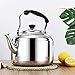 Stainless Steel Whistle Tea Kettle for Stove Top Large Tea Kettle with Cooling Handle Kitchenaid