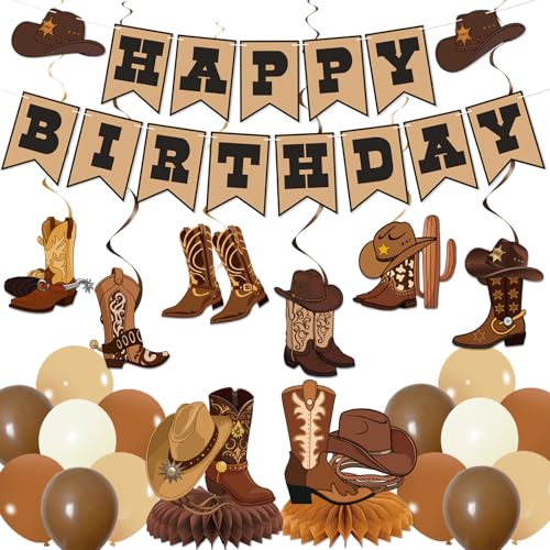 Western Party Decorations: Cowboy Party Decorations Cowboy Birthday Party Decorations Western Birthday Party Decorations First Rodeo Birthday Decorations Boy Cowboy Decorations Party