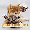 Dog Toys for Aggressive Chewers, Stuffed Animal Plush Chew Toys with Squeakers, Interactive Dog Toys for Boredom (Combo4-3pcs)