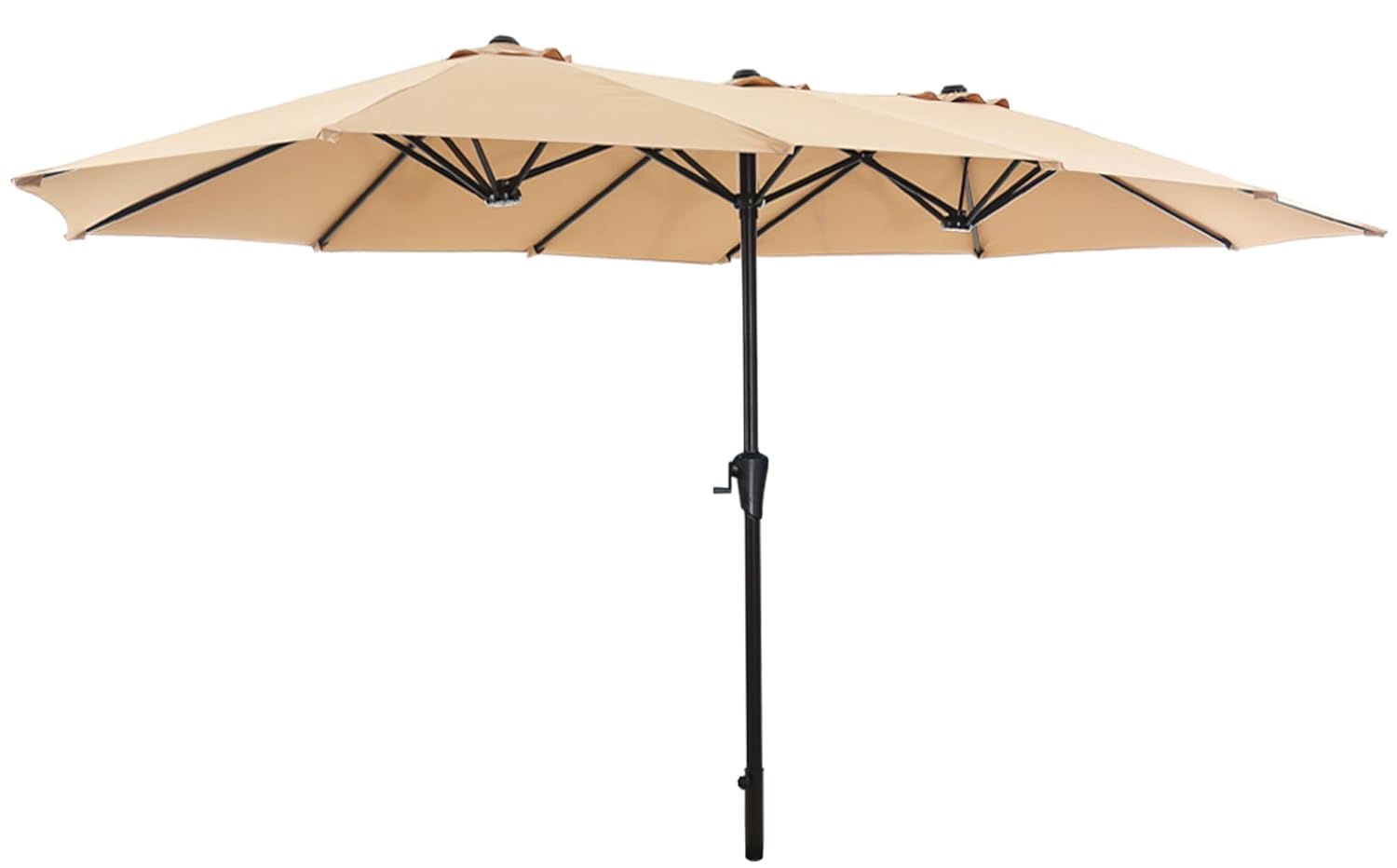 SUPERJARE 13FT Outdoor Umbrella for Patio Double sided Pool Umbrellas with Fade Resistant Canopy Large Table Umbrella for